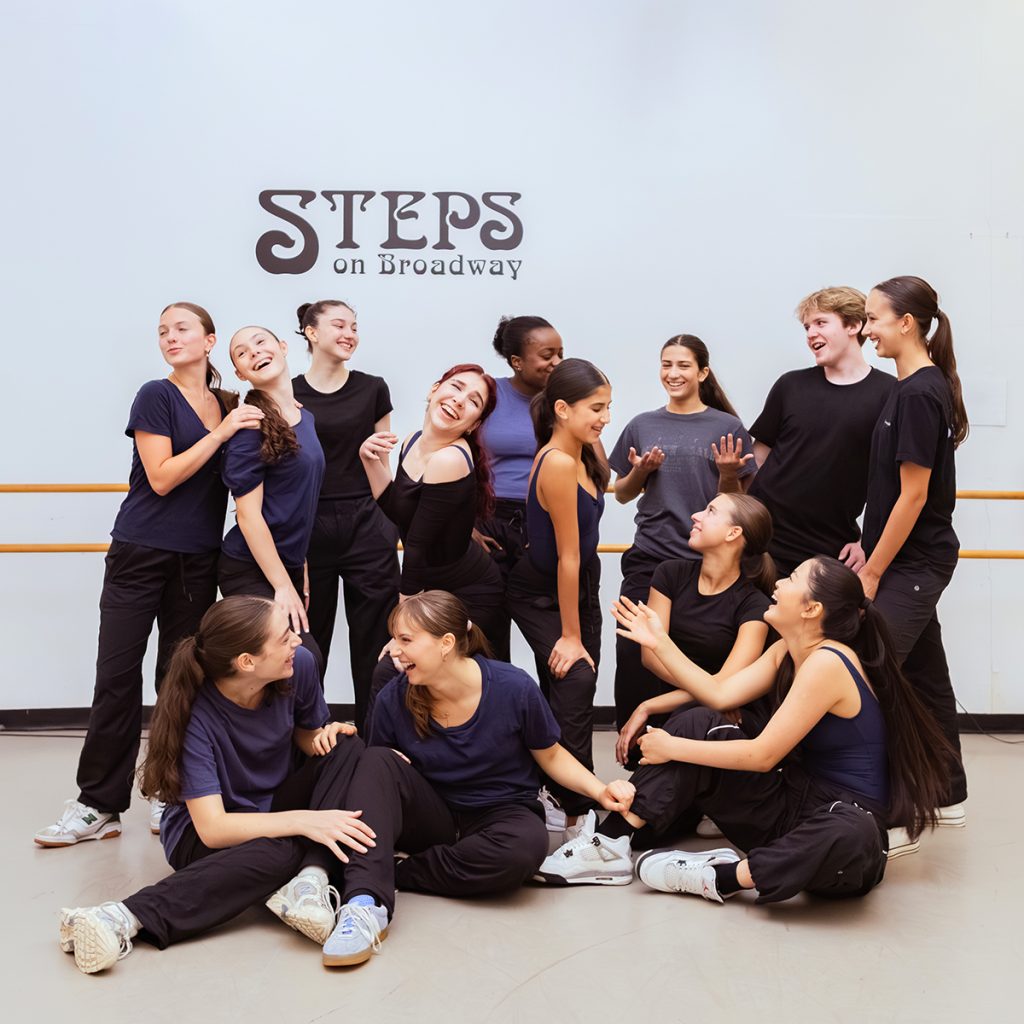 Steps on Broadway Academy students having fun in the studio