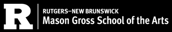 Rutgers University, Mason Gross School of the Arts, text based logo