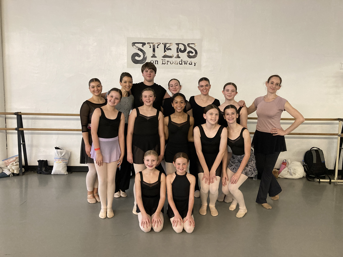 Group dance class visit from Riverpointe Dance Academy with Lizzy Supan 12/7/25