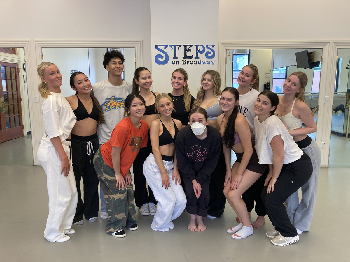 group dance class visit from San Ramon Valley Unified School District with Emily Bufferd 12/6/25
