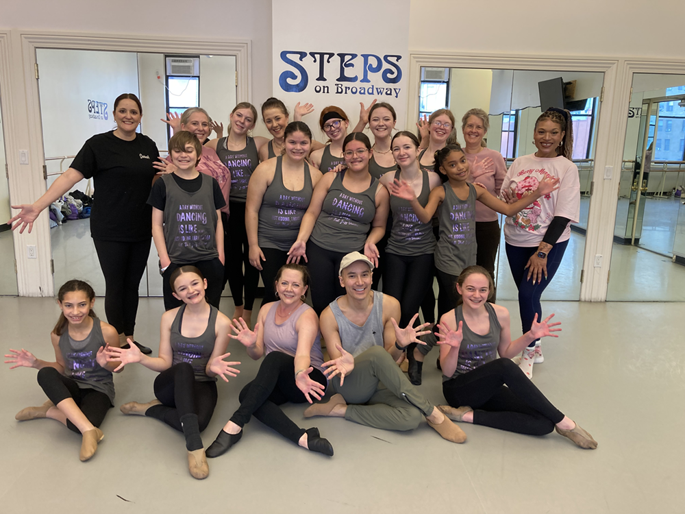 Group dance class visit from All that Jazz Academy of Dance with Plu Sayampol 1/3/26