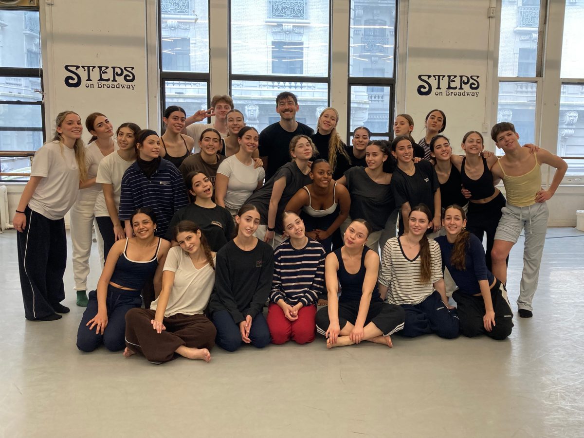 Group dance class visit from Dance Academy Israel with Brandon Coleman 2/19/26