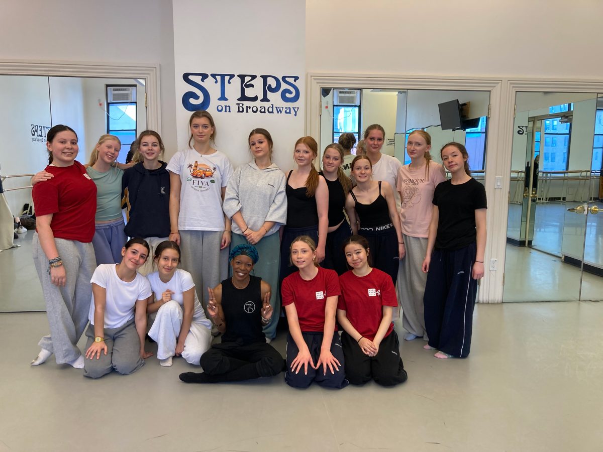 Group dance class visit from Equity Travel-Ardingly College with Briana Reed 3/29/26