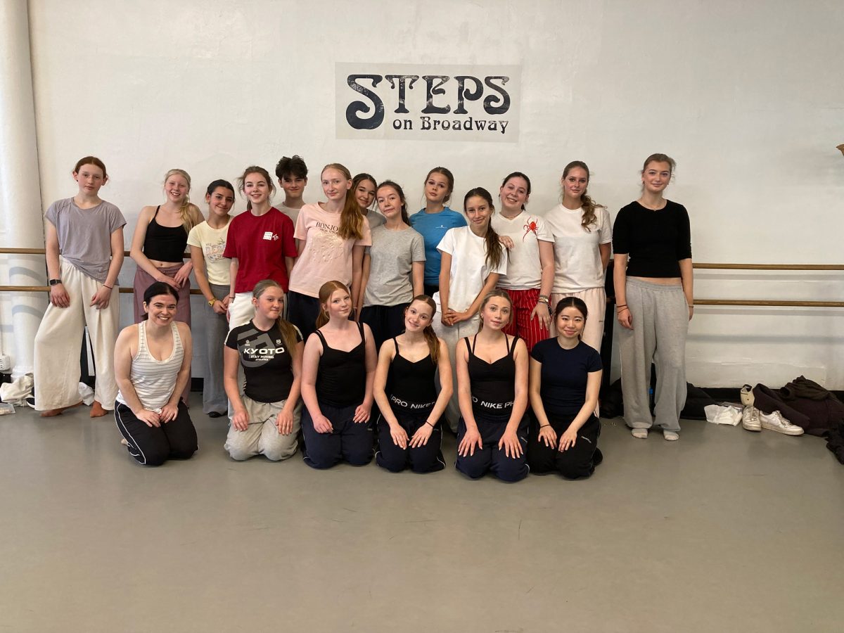 Group dance class visit from Equity Travel-Ardingly College with Rebecca Frazier 3/28/26