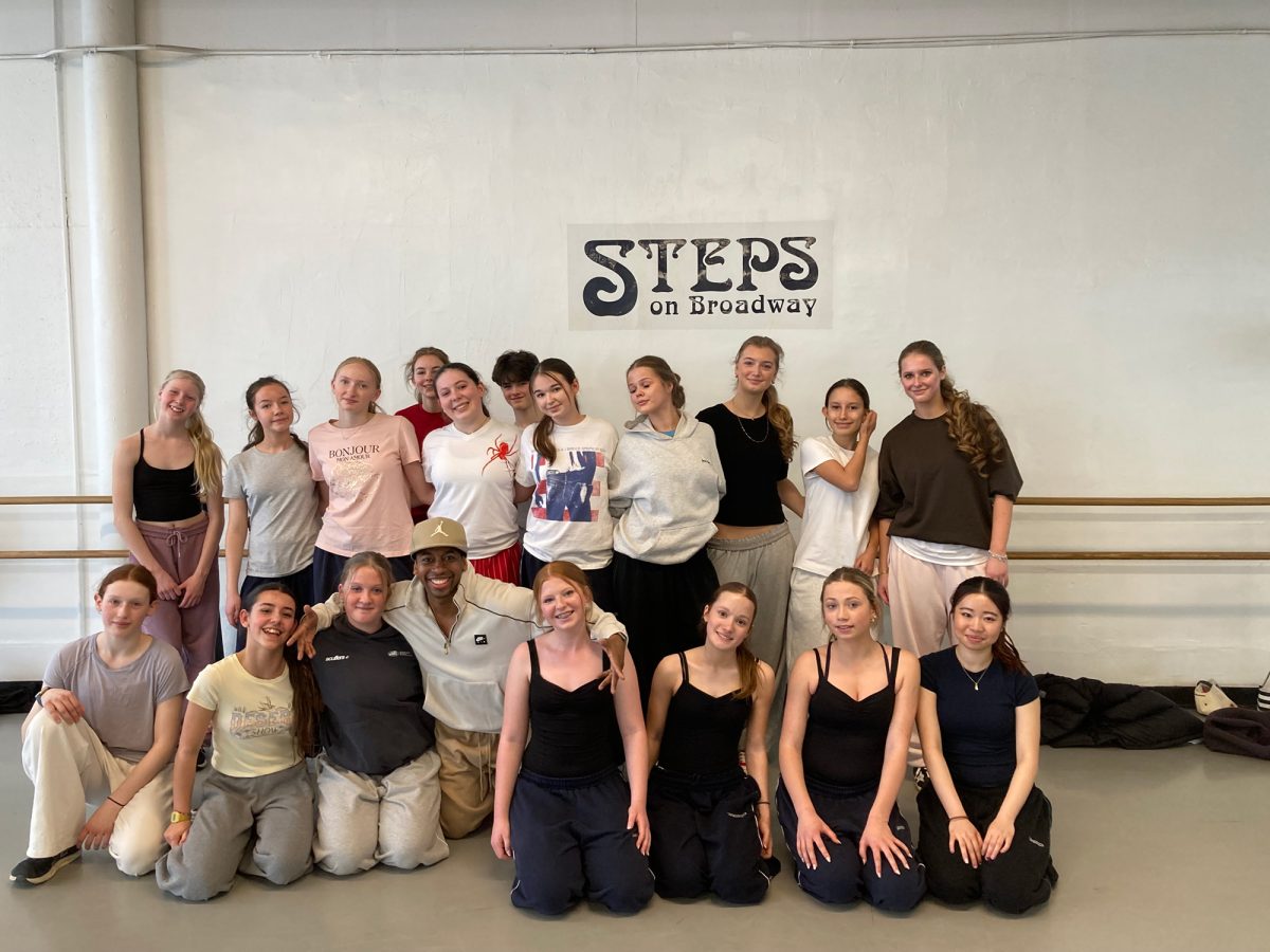 Group dance class visit from Equity Travel-Ardingly College with Robert Taylor Jr. 3/28/26