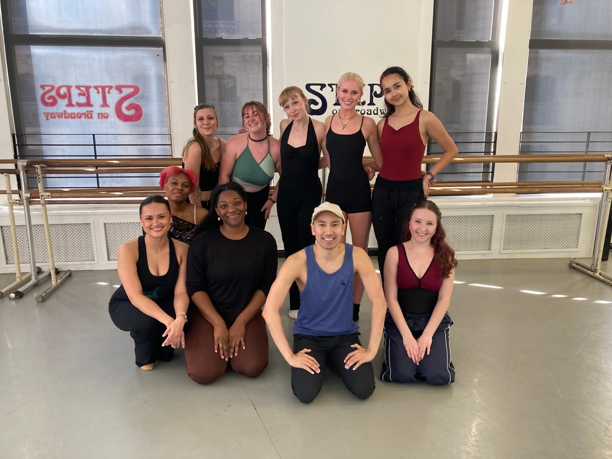 group dance class visit from University of North Carolina-Charlotte with Plu Sayampol 3/9/26