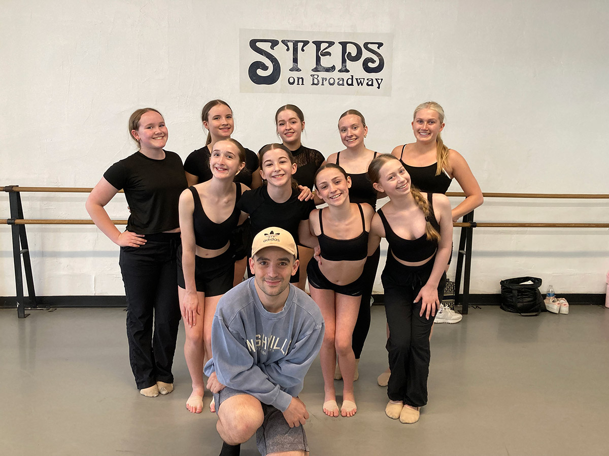 Group dance class visit from Academy of Dance by Lori with Steven Blandino Group 1 5/31/26