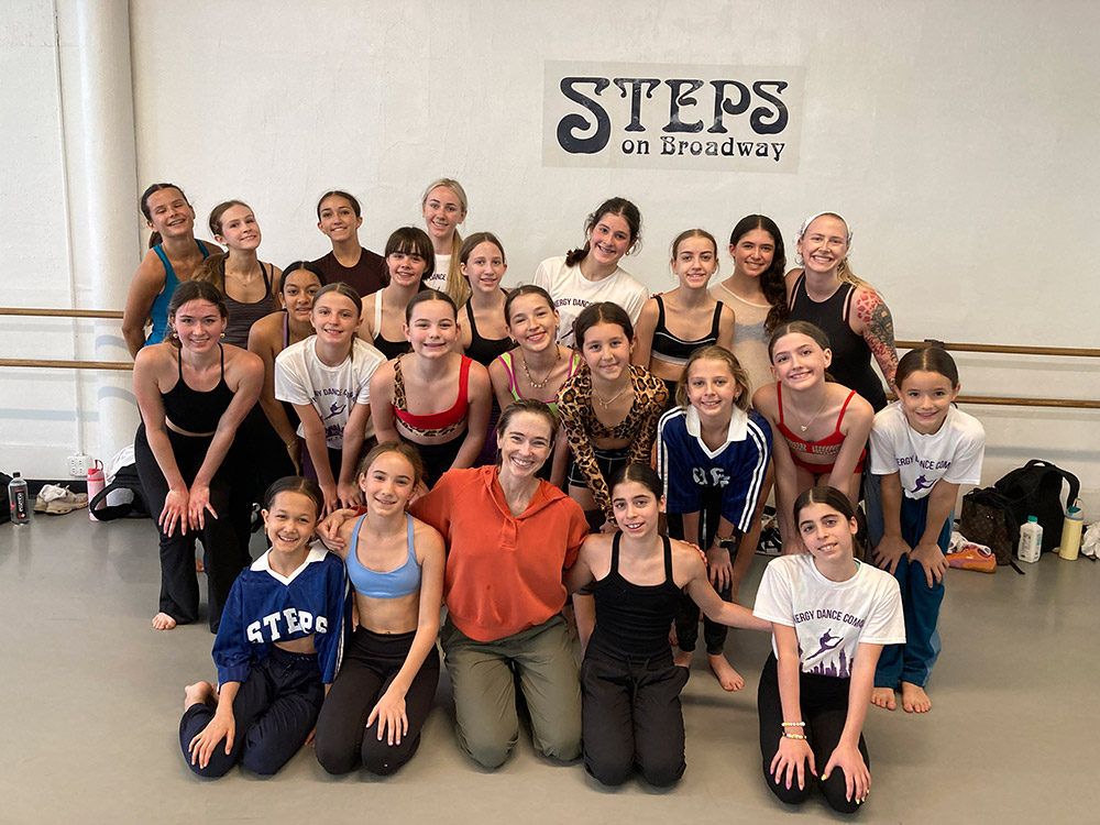 Group dance class visit from Educational Performance Tours-Synergy Dance with Katie Drablos 6/7/26