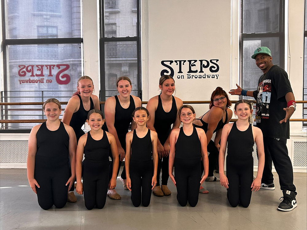 Group dance class visit from Layne Dance Center with Robert Taylor Jr. 6/6/26
