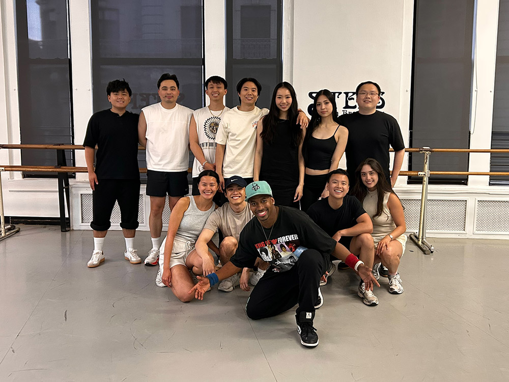 Group dance class visit from Raymond Zheng Dance Party with Robert Taylor Jr. 6/6/26