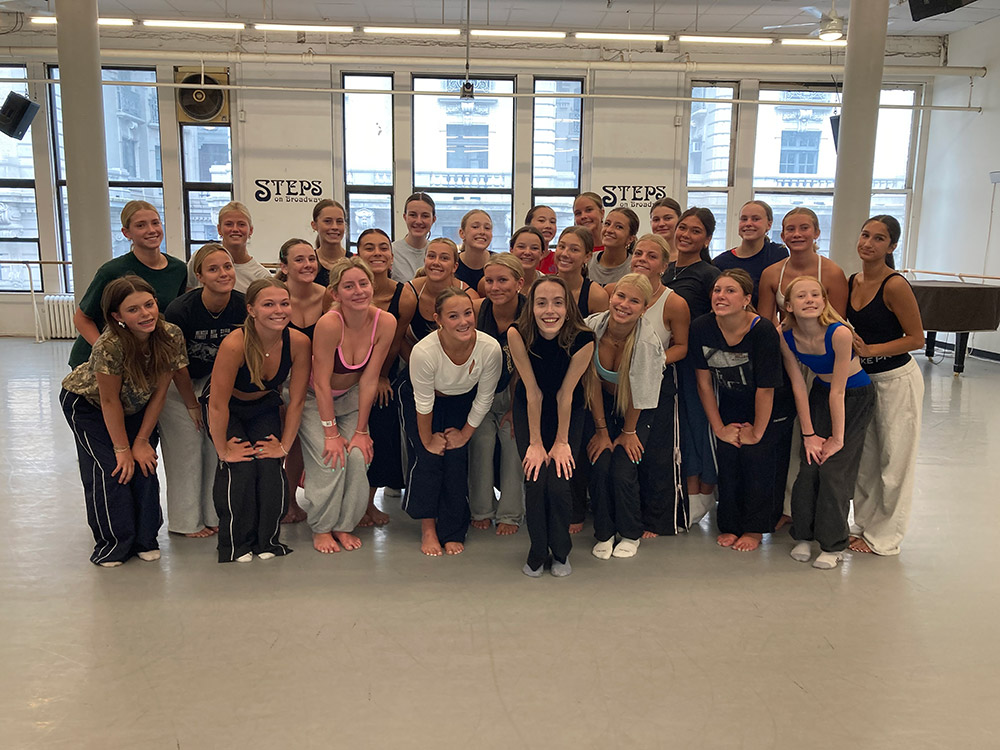 group dance class visit from The Dance Company with Courtney Darlington 6/10/26
