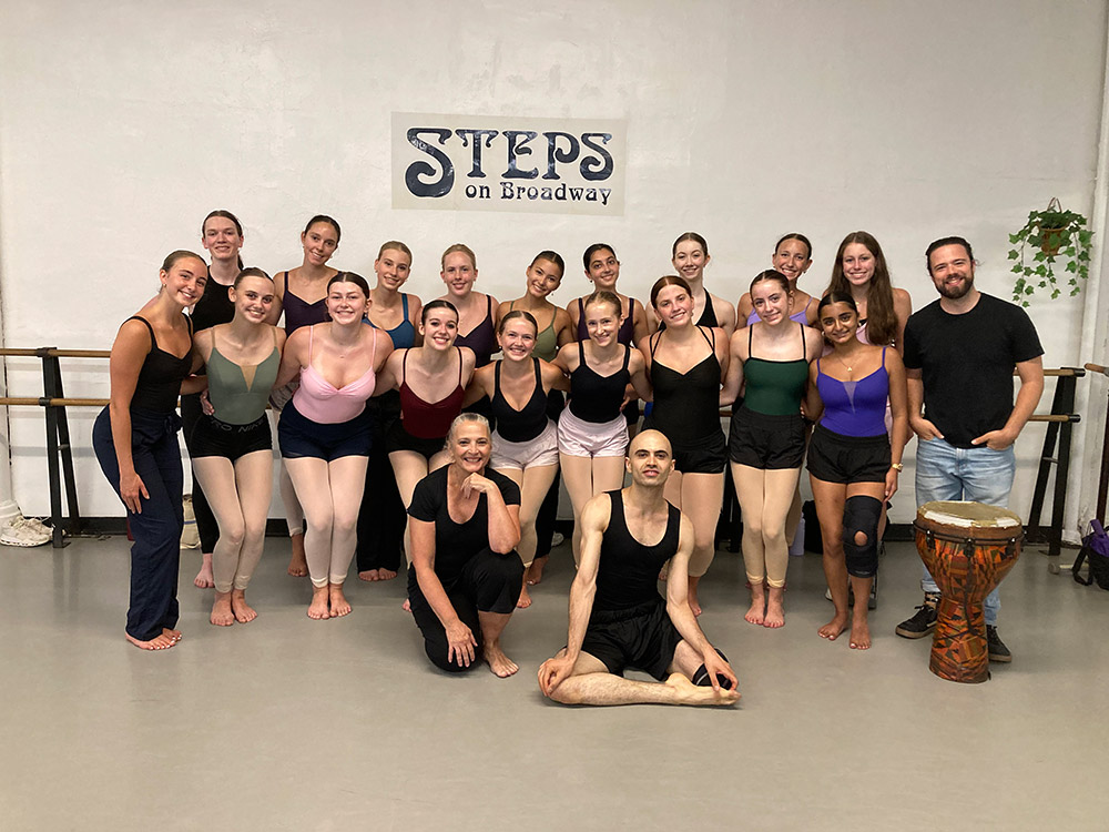 Group dance class visit from Columbus DanceArts Academy with JoLea Maffei & Jeremy Smith 7/18/26