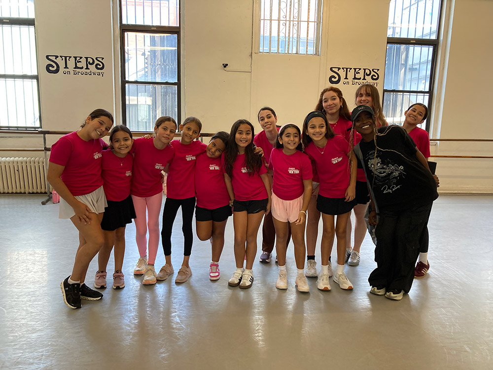 Group dance class visit from Meraki Dance Studio Group 1 with Amy Mitchell 7/24/26