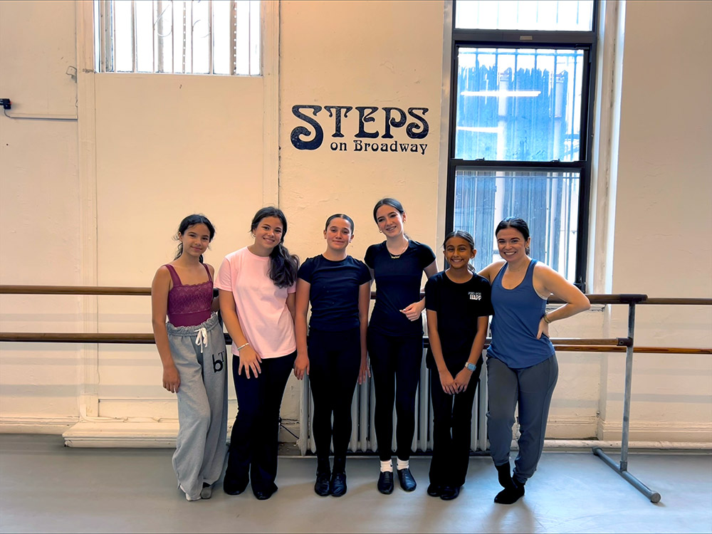 group dance class visit from Purple Box Theater with Rebecca Frazier 7/1/26