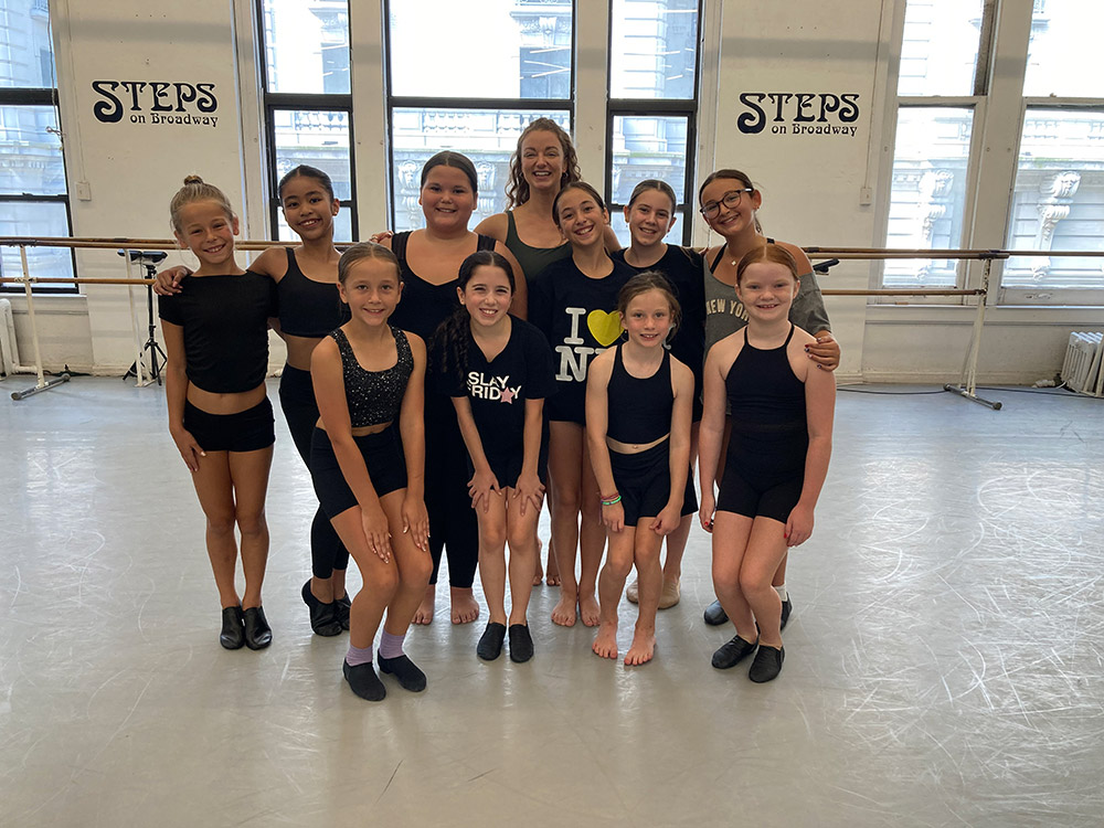 Group dance class visit from Beyond the Stage with Cori Jo Swanson 8/21/26