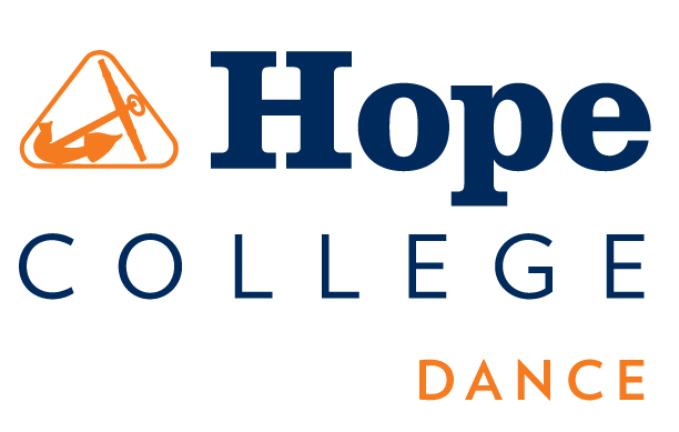 Hope college dance department text based logo