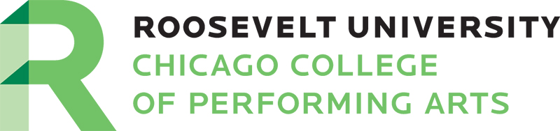 Roosevelt University's Chicago College of Performing Arts 
text based logo