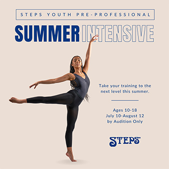 Steps Youth Programs Summer Intensive poster - by audition only